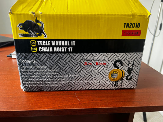 Tecle Manual 1 Tonelada